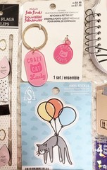 Cat Lover Gift Kittens HUGE NEW LOT Stickers Keychain Patches Notebook Charms