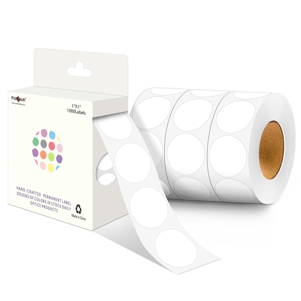 4 Rolls 4000PCS 1 inch Round Color Coding Circle Dot Labels, Color- Coding La…