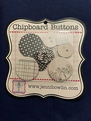 JENNI BOWLIN ASSORTED CHIPBOARD BUTTONS