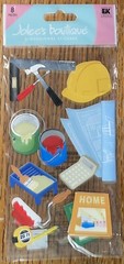 RARE Jolees Under Construction Home Hammer Painting Paint Screwdriver Handyman