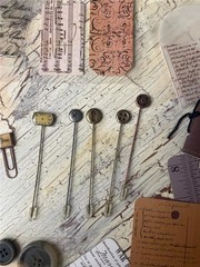 Vintage LOT OF REBECCA SOWER ATTIC COLLECTION scrapbook Embellishments