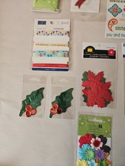 Lot of Stickers and Embellishments Bundle of Scrapbooking Supplies 14 Packs