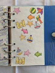 Stickopotamus Sticker 6-Ring Binder Album With 32 Stickers Pages