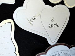 RECOLLECTIONS Foil Accented Die-Cuts – WEDDING – 30 pcs
