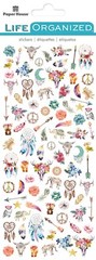 Scrapbooking Stickers Crafts PH Micro Mini Free Spirit Southwest Feathers Skulls