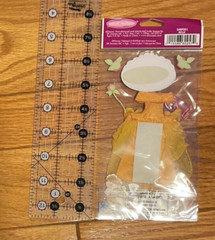 Disney+EK Success Belle Princess Scrapbook Dimensional Sticker Fabric Dress New