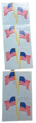 Mrs. Grossman’s Patriotic Stickers USA Flag 4th of July Olympics America Vets