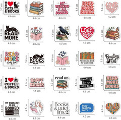 200 PCS Book Stickers for Adults,Bookish Stickers for Kindles,Book Journal Stick