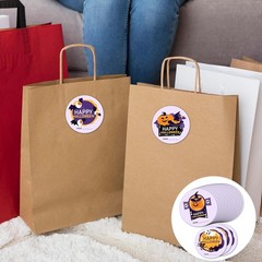 2″ Happy Halloween Stickers Set, Bat Ghost Stickers, Gift Box，Greeting Cards DIY