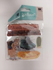 Lot of 6 Mix Brands Scrapbooking Stickers, Crafts Etc!