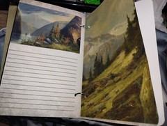 In The Mountains Junk Journal Scrapbook USA Seller