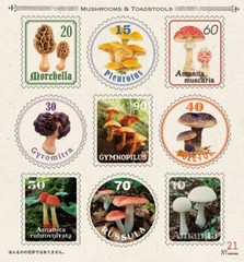 Japanese Mushrooms Stickers book 238 Stickers Shogakkan NEO Shiitake Shimeji