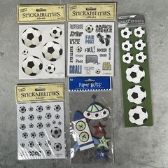 Lot of 26 Sheets Scrapbooking Stickers Baby Boy Girl School Birthday Sports