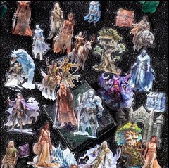 15pc P.E.T. Fantasy, Magic, RPG, DnD Stickers- DIY Crafts & Cards- Scrapbook
