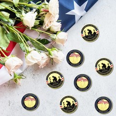 New Best 80 Pcs Military Challenge Coins Thank You for Your Service Veterans
