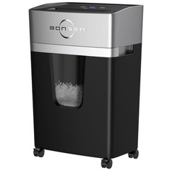 24-Sheet Micro Cut Paper Shredder P-4 X-Large – Black & Silver