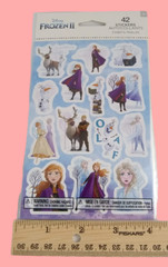 Disney Elsa Frozen 2 Stickers Kids Olaf Kid Squad Anna Sven 3 Sheets 42 ct 3+