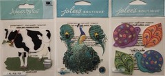 Lot Of 11 JOLEE’S BOUTIQUE, K&Co Dimensional Scrapbooking Stickers ANIMALS