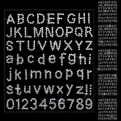 6 SHEETS GLITTER RHINESTONE LETTER STICKERS A-Z CRYSTAL GEMSTONE DIY CRAFT SET