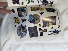DC Comics Batman Diary Stickers Multicolor Superheroes Multiple Sheets