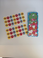 Vintage CTP Scratch ‘n Sniff Stickers Bubble Gum 36 Bookmark Awards Pack