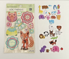 Lot of Crafting Supplies-Stickers, Washi Tape & Plastic Lacing-Opened & Unopened