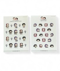 Hubman & Chubgirl KPop Demon Hunter Limited Vault Sticker Bundle Planner Journal