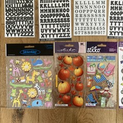 Lot Of 18 NOS Vintage Pkgs Of Stickers Asst Brands + Themes #1