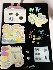 Vintage Baby Stickers Die Cuts And Embellishments