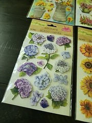Lot Of 4 Packages Of Flower Crafters Square Pop Up Stickers Scrapbooking NEW #4