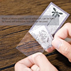 DIY Vintage Washi Stickers – 120 Antique Floral & Book Decals for Paper Crafts