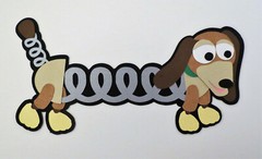 Toy Story Jessie Woody Buzz Slinky Alien Bullseye Rex ONE Scrapbook DieCut Paper