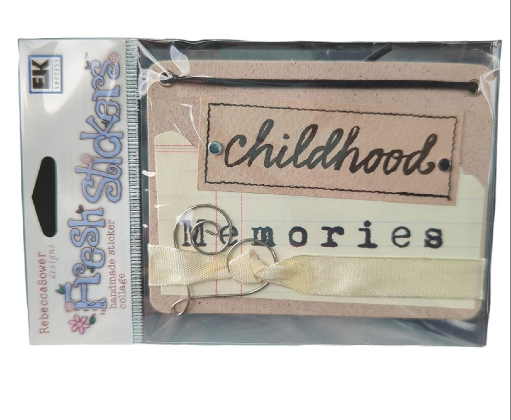 EK Success Fresh Stickers Reflections Childhood Memories Rebecca Sower stickers