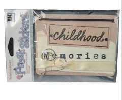 EK Success Fresh Stickers Reflections Childhood Memories Rebecca Sower stickers