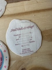 VINTAGE SMALL WORLD GREETINGS STICKER 80s
