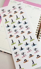 Fitness,Gym, Coffee Time, Sport,:Handmake Erin Condren Planner Sticker