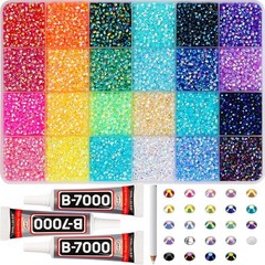 All-in-One 33000 Piece Rhinestone Set with B7000 Glue – Perfect for Crafting
