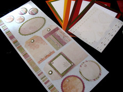 Lot Stickers, Gazebo, Beige Mini ABC&Monograms, Earthtones& Autumn Photomats