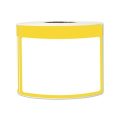 Yellow Name Tag Stickers – 900 Count, 2.25″x3.5″, Blank Labels for Classroom & O