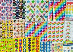 BIG MOODS, School Smart, Sandylion, Hallmark, American Greetings 555+ Stickers