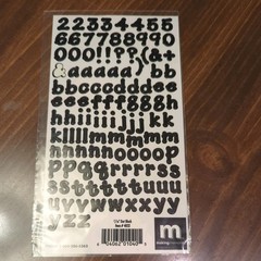 MAKING MEMORIES Creative Letters Alphabet LETTERS~Lot of 4 Pkg Dot Chunky Funky