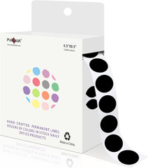 1/2 Inch Circle Sticker Labels,1000 Stickers round Color Coding Circle Dots Stic