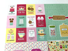 K167 – BAKE ME HAPPY MADE WITH LOVE 6X6 SCRAPBOOK CARD KIT WITH DIECUTS