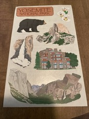 mrs. grossman’s stickers 1 Sheet Yosemite National Park 2004