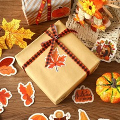 JULBEAR 200 Pcs Fall Autumn Leaf Stickers for Water Bottle | Cute Stickers, W…