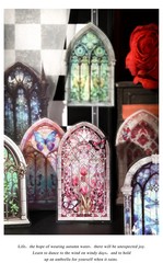 10Pcs Manor Secret Series PET Decorative Stickers Pack DIY Scrapbooking Supplies
