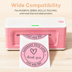 2″ round Color Label Stickers, 750 PCS (1 Roll) Self-Adhesive Circle Stickers in