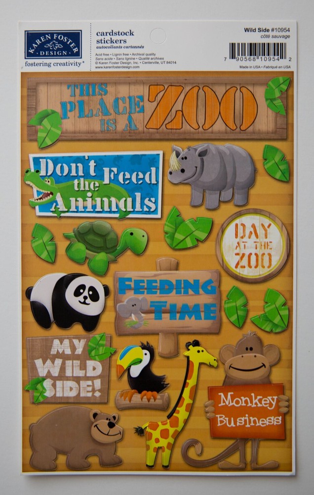 Karen Foster Cardstock Stickers, You Pick some RARE!