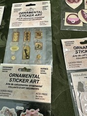 Sticker King Ornamental Sticker Art Tags & Photo Corners 23 New Packages