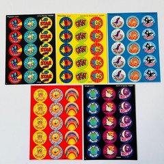 TREND Scratch n Sniff Scented Sticker LOT Blueberry Popcorn Grape Chocolate NEW